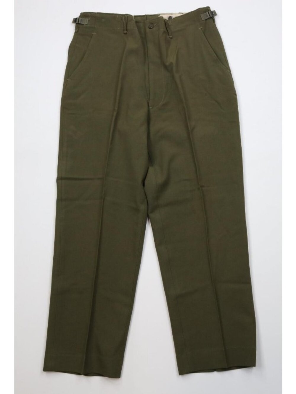 Vintage 50s Korean War Mens Medium OG108 Serge Wool Wide Leg M1951 Pants USA